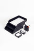 Felix Leather Desktop Set 6 Pieces Black